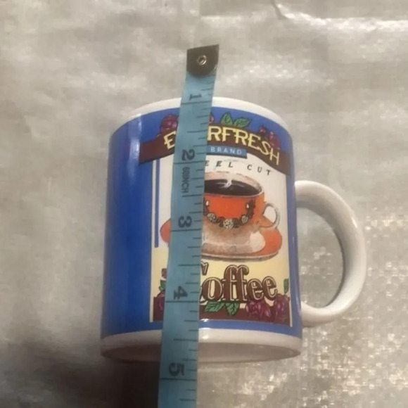 Everfresh Steel Cut Coffee Mug Cup B.I. Inc. Floral Design - Picture 8 of 8